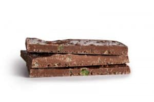 Milk Chocolate Mint Chip Slab 200g