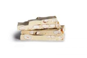 White Chocolate Almond Slab 200g
