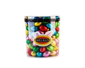 Milk Chocolate Solid Mini Eggs Canister 1.2kg