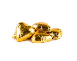 Milk Chocolate Heart - Gold