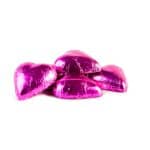 Milk Chocolate Heart - Hot Pink