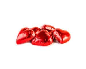 Milk Chocolate Heart - Red