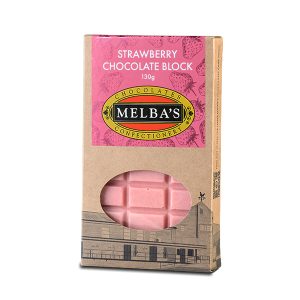 Strawberry Chocolate Block 130g
